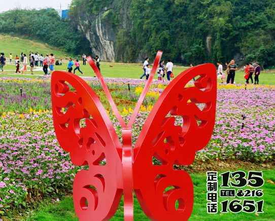 玻璃鋼鏤空校園蝴蝶雕塑 玻璃鋼鏤空校園蝴蝶雕塑