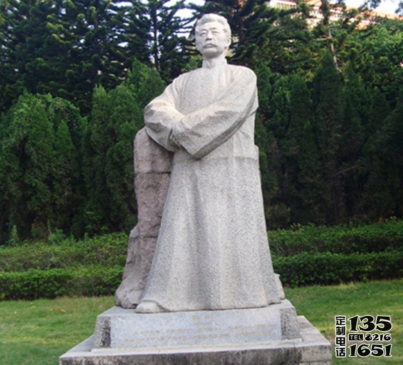 公園景區(qū)近代名人作家玻璃鋼人物景觀魯迅雕塑 公園景區(qū)近代名人作家玻璃鋼人物景觀魯迅雕塑