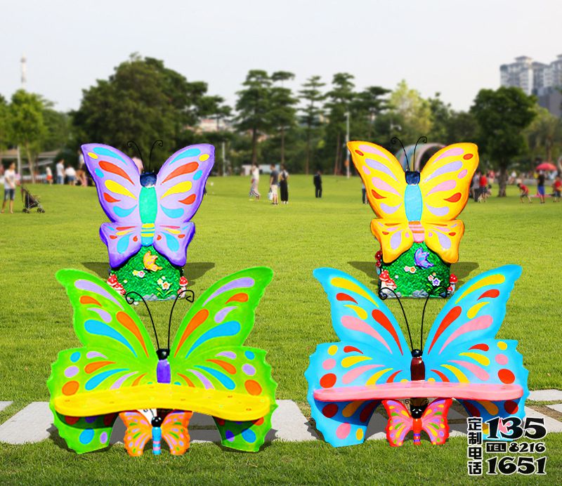 玻璃鋼彩繪創(chuàng)意戶(hù)外園林蝴蝶雕塑 玻璃鋼彩繪創(chuàng)意戶(hù)外園林蝴蝶雕塑