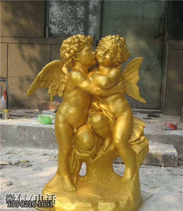 玻璃鋼西方天使歐式人物雕塑 玻璃鋼西方天使歐式人物雕塑